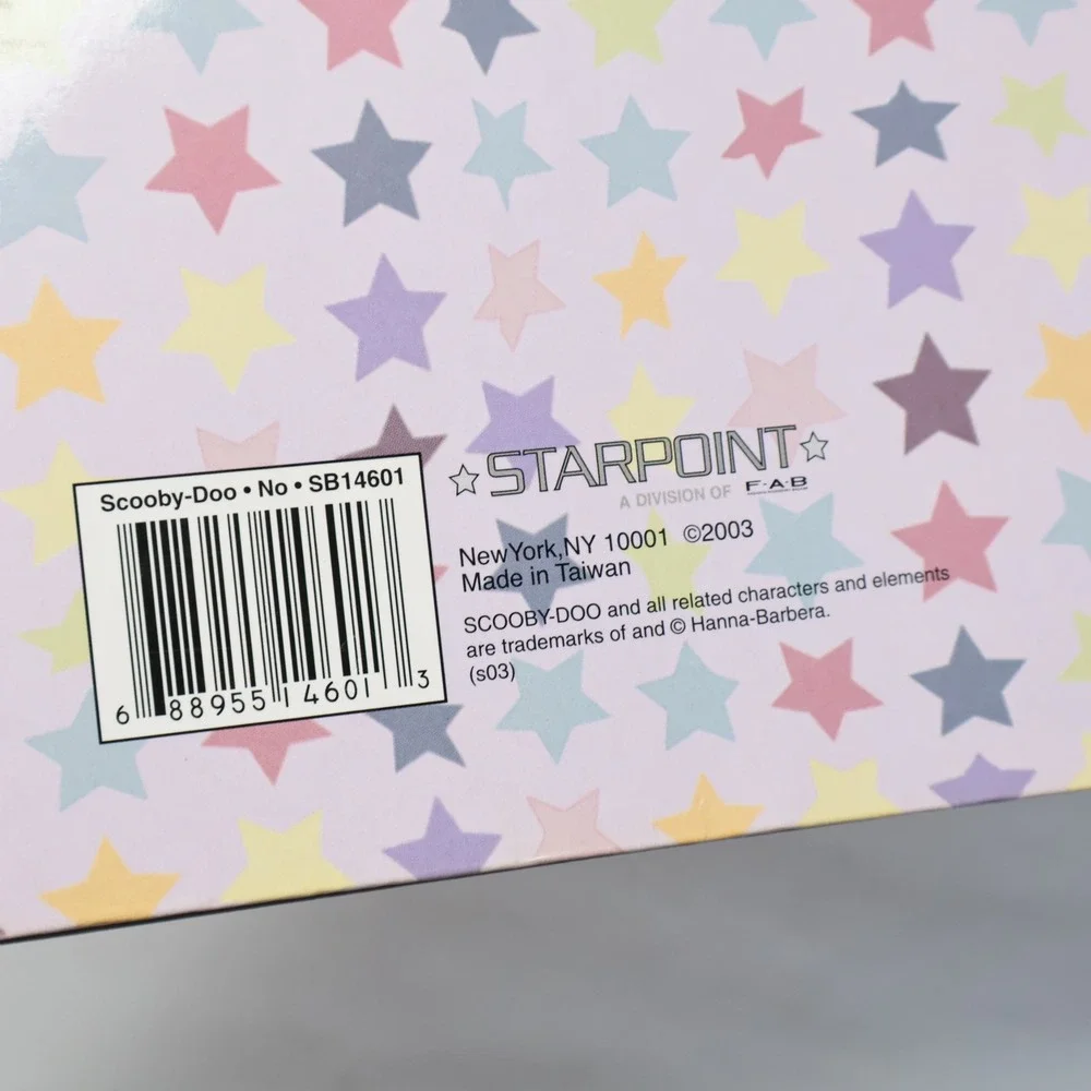 Scooby-Doo Vintage 2003 Starpoint 2-Pocket Folder‎ Purple Star Print SB14601